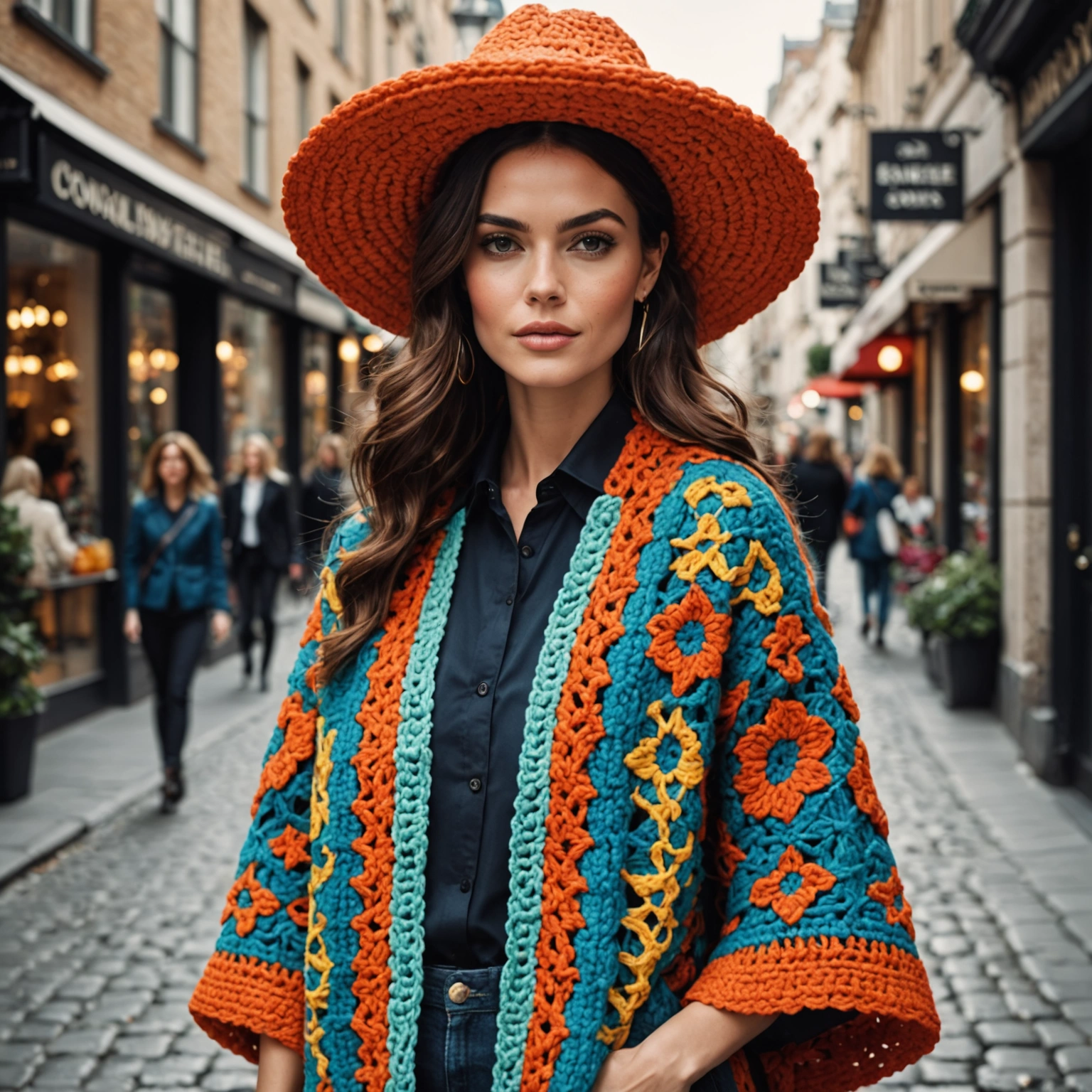 Знаменитости и их стиль: как связать пончо крючком и вдохновиться модой звезд